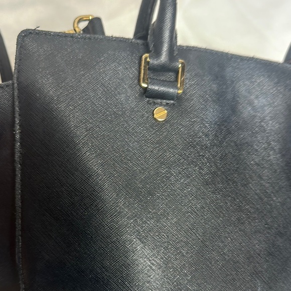 MICHAEL Michael Kors Black Tote with Textured Leather - Picture 9 of 14